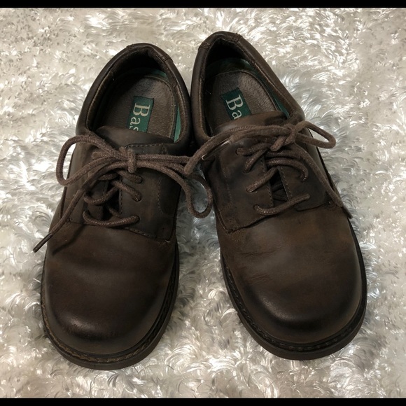 ❤️ BASS Dark Brown Kids Shoe Size 11 1/2M - Picture 1 of 6